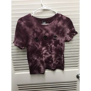 Zumiez alien crop tee